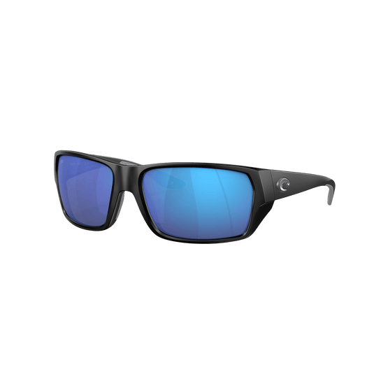 COSTA SUNGLASSES Matte Black/Blue Mirror Costa Tailfin Sunglasses