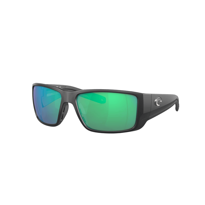 Load image into Gallery viewer, COSTA SUNGLASSES Matte Black/Green Mirror Costa Blackfin Pro Sunglasses
