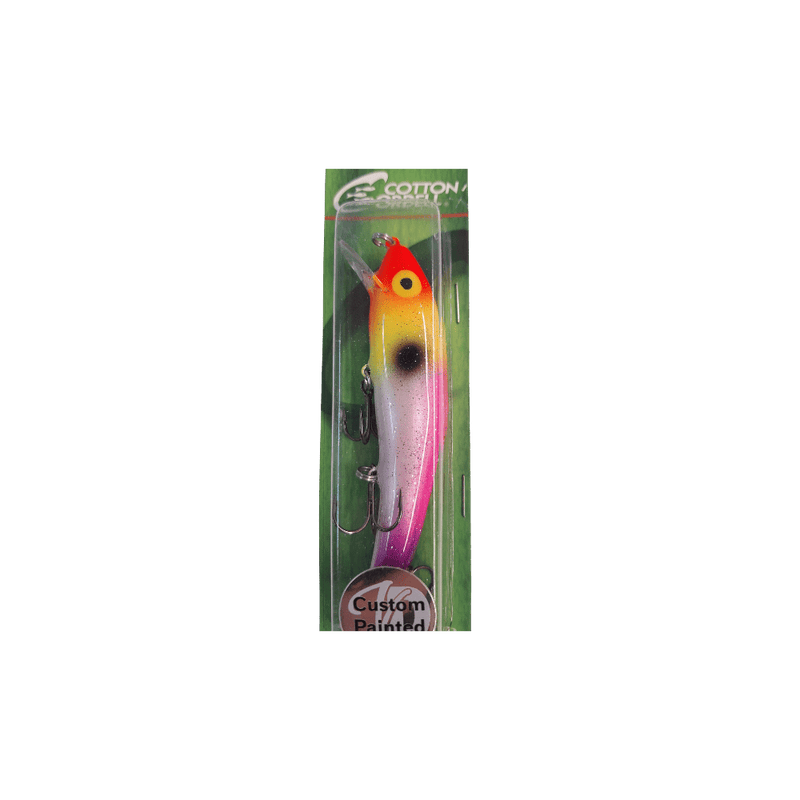 Load image into Gallery viewer, COTTON CORDEL TROLLING BODYBAITS Pink Panties Cotton Cordell Ripplin Red Fin Custom Colours
