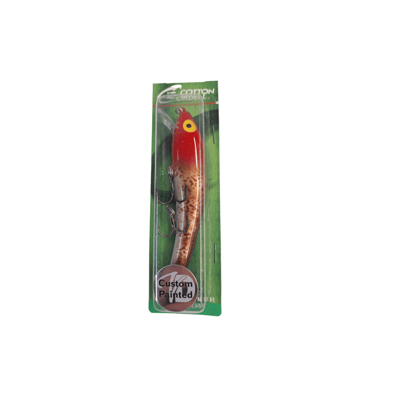 Load image into Gallery viewer, COTTON CORDEL TROLLING BODYBAITS Scarlet Goby Cotton Cordell Ripplin Red Fin Custom Colours
