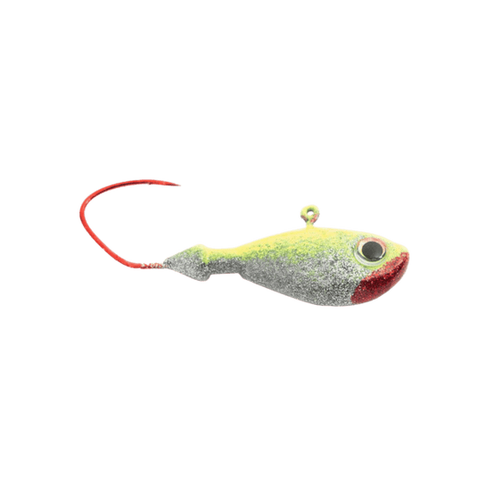 D&B JIG WALLEYE/PERCH JIGS 1oz / Chartreuse Clown D&B Fishing Ultra Minnow Jig Head