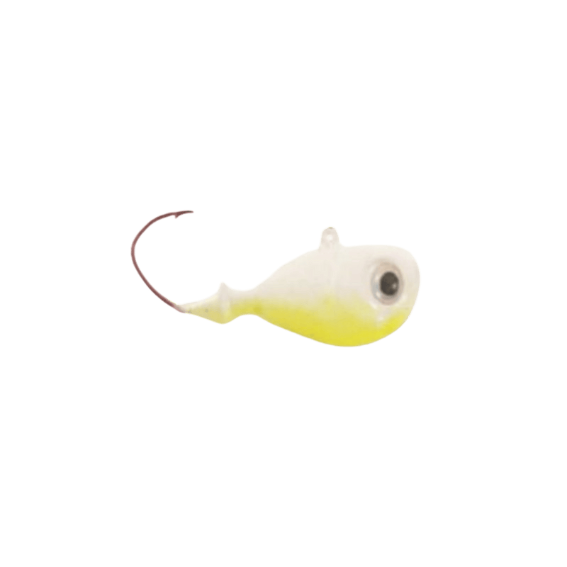 Load image into Gallery viewer, D&amp;B JIG WALLEYE/PERCH JIGS 1oz / Glow Chartreuse D&amp;B Fishing Ultra Minnow Jig Head
