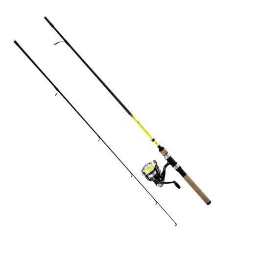 DAIWA ROD & REEL COMBOS Daiwa D-Shock II FW Spin PMC with J-Braid