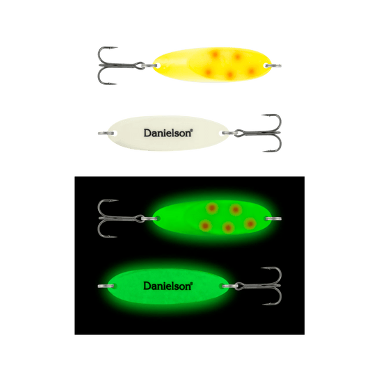 DANIELSON CASTING SPOONS 1-2oz / Tap Out Danielson Renegade Night Fight Super Glow Spoons