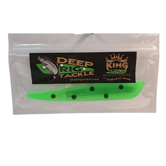 DEEP RIG TACKLE HERRING CUT BAIT Mag / Green Frog Deep Rig Tackle King Strips