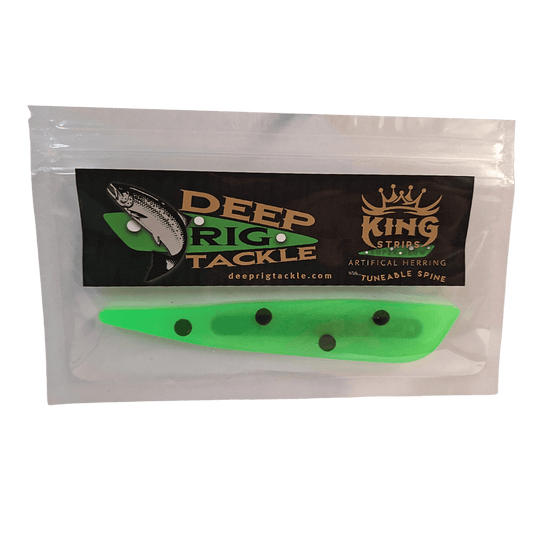 DEEP RIG TACKLE HERRING CUT BAIT Reg. / Green Frog Deep Rig Tackle King Strips