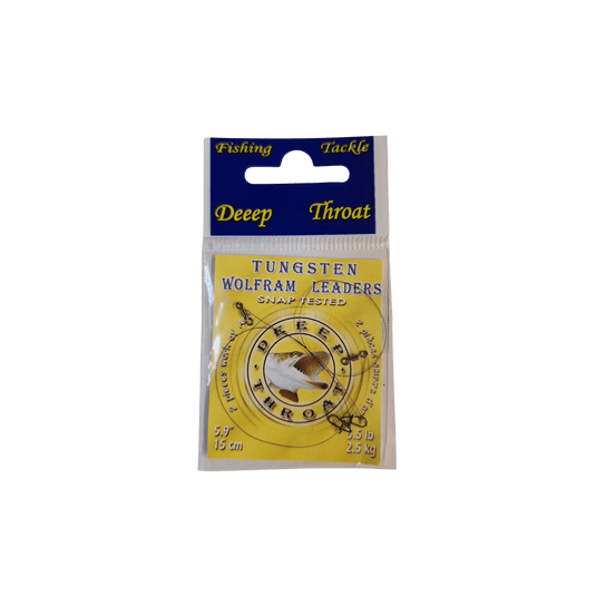 DEEP THOAT TERMINAL TACKLE Deep Throat Tungsten Wolfram Leaders 5.9" 5.5lb