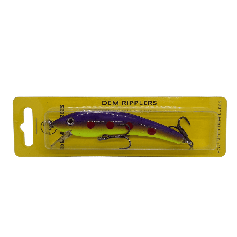 Load image into Gallery viewer, DEM LURES TROLLING BODYBAITS Blueberry Muffin Dem Lures Dem Ripplers
