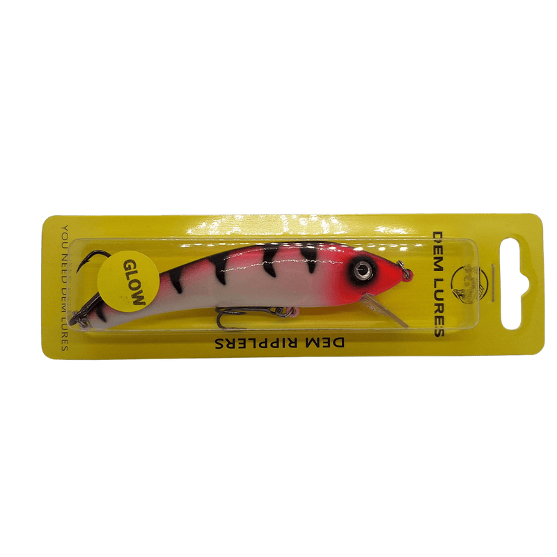 Load image into Gallery viewer, DEM LURES TROLLING BODYBAITS Redback Glow Dem Lures Dem Ripplers
