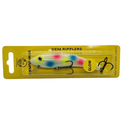 DEM LURES TROLLING BODYBAITS Wonderbread Glow Dem Lures Dem Ripplers