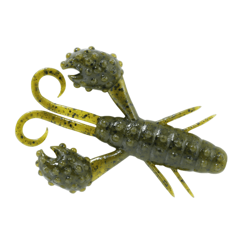 Load image into Gallery viewer, DEPS CRAWS/CREATURE 3.5" / Green Pumpkin Deps Beckon Craw
