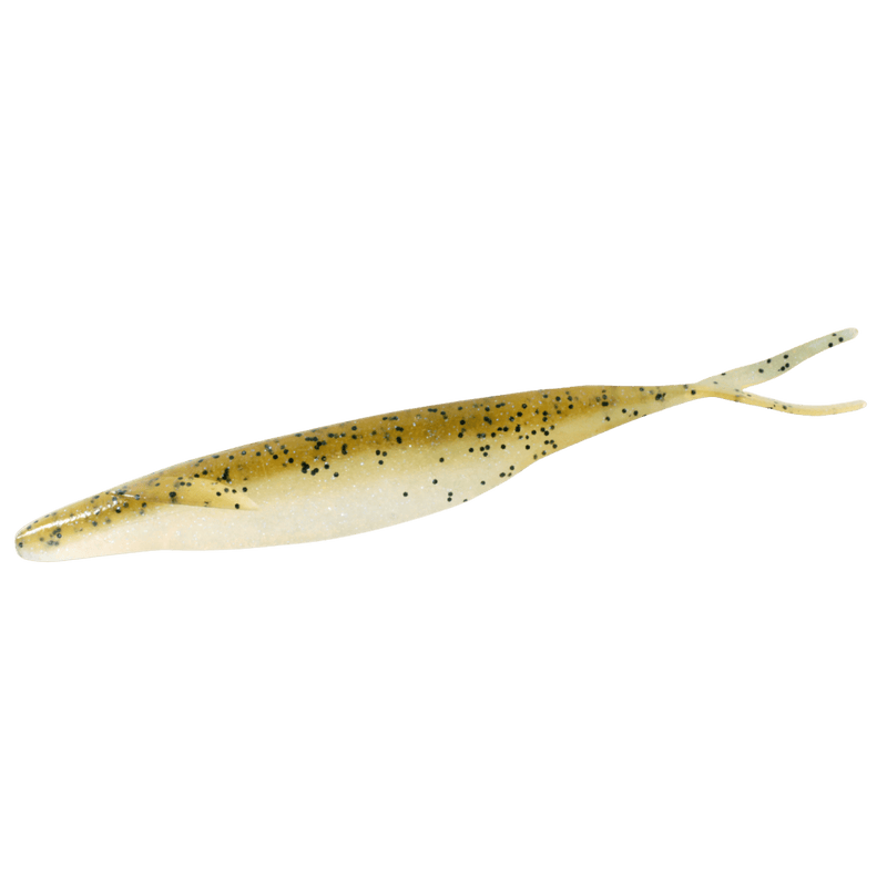 Load image into Gallery viewer, DEPS MINNOWS/SHADS 4" / Champagne Pepper &amp; Neon Pearl Deps Sakamata Shad
