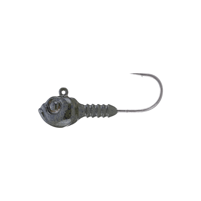Load image into Gallery viewer, DIRTY JIG GUPPY HEAD 1-4 / Green Pumpkin / 1-0 Dirty Jigs Matt Stefan Guppy Head
