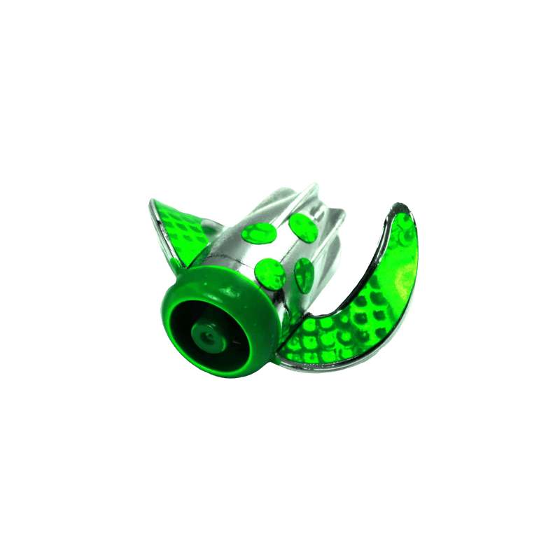Load image into Gallery viewer, DREAMWEAVER BAIT/MEAT HEADS Green/Chrome Dreamweaver Whirly Gig

