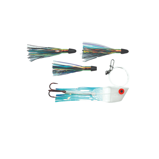 DREAMWEAVER BAIT/MEAT HEADS UV Black Gasoline Dreamweaver Meat Rigs