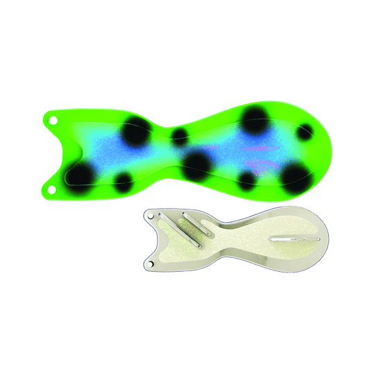 DREAMWEAVER FLASHERS UV Chrome Frog Dreamweaver Spin Doctor 8"
