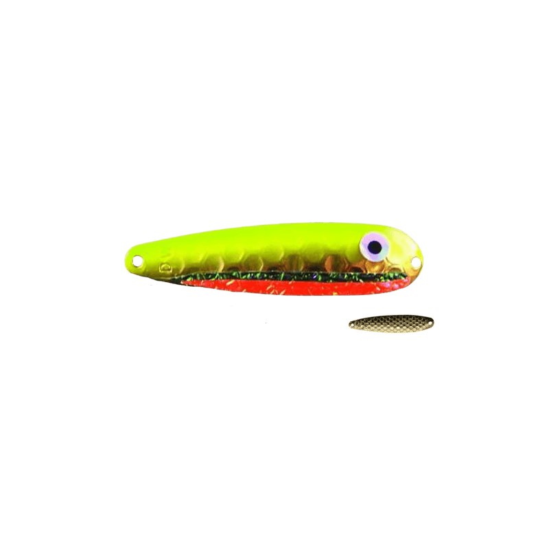 Load image into Gallery viewer, DREAMWEAVER TROLLING SPOONS Get R Done Gold Dreamweaver Spoon 3.75&quot;
