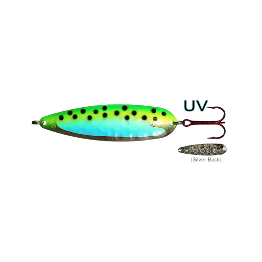 DREAMWEAVER TROLLING SPOONS Green Leopard DUV Dreamweaver Magnum Spoon