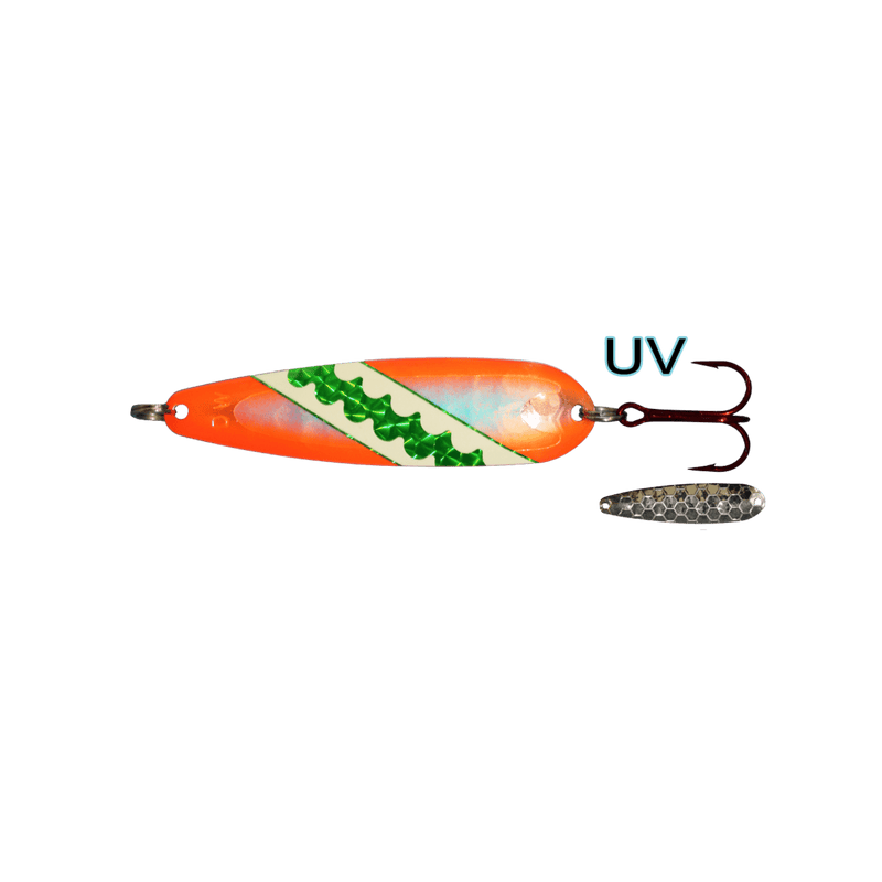 Load image into Gallery viewer, DREAMWEAVER TROLLING SPOONS Jailbait DUV Dreamweaver Spoon 3.75&quot;
