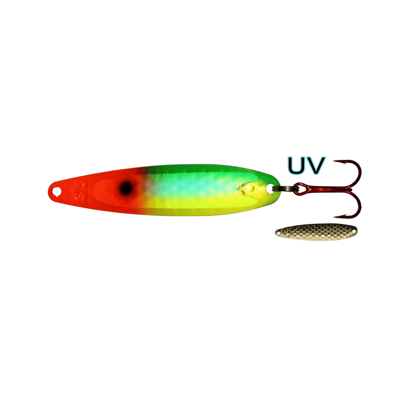 Load image into Gallery viewer, DREAMWEAVER TROLLING SPOONS Mixed Veggie DUV Dreamweaver Spoon 3.75&quot;
