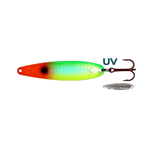 DREAMWEAVER TROLLING SPOONS Mixed Veggies UV Dreamweaver Super Slim Spoon 3.75"