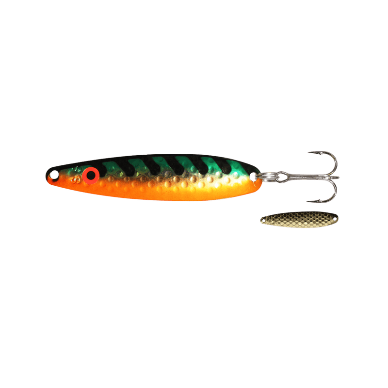 Load image into Gallery viewer, DREAMWEAVER TROLLING SPOONS Perch Dreamweaver Super Slim Spoon 3.75&quot;
