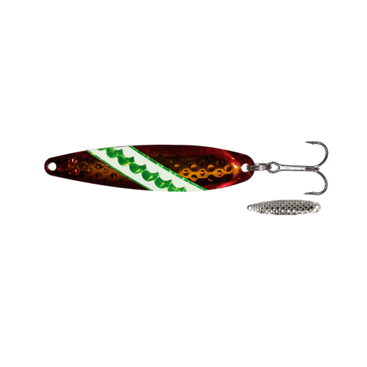 DREAMWEAVER TROLLING SPOONS Red Monkey Puke Glow Dreamweaver Super Slim Spoon 3.75"