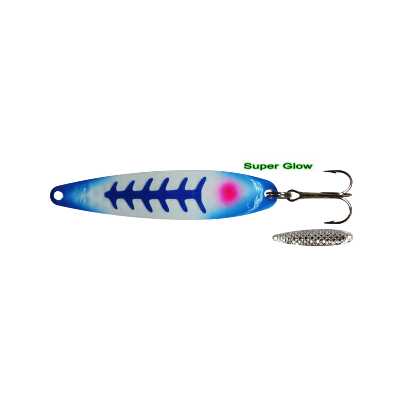 Load image into Gallery viewer, DREAMWEAVER TROLLING SPOONS SG Blue Jeans Dreamweaver Super Slim Spoon 3.75"
