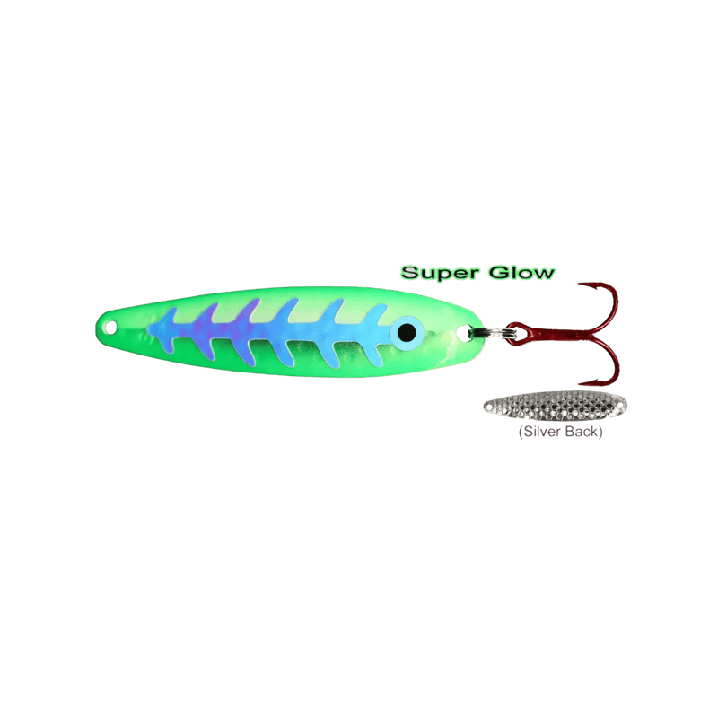 Load image into Gallery viewer, DREAMWEAVER TROLLING SPOONS SG Green Slice Dreamweaver Super Slim Spoon 3.75"
