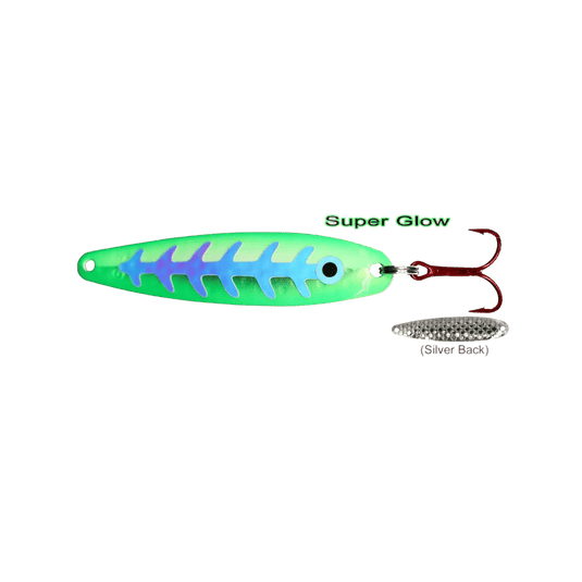 DREAMWEAVER TROLLING SPOONS SG Green Slice Dreamweaver Super Slim Spoon 3.75"