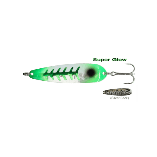 DREAMWEAVER TROLLING SPOONS SG Half Green Jeans Dreamweaver Spoon 3.75"