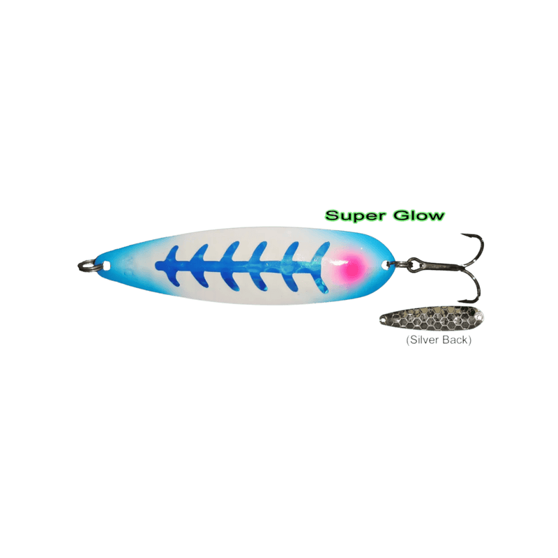 Load image into Gallery viewer, DREAMWEAVER TROLLING SPOONS SG UV Blue Jeans Dreamweaver Magnum Spoon
