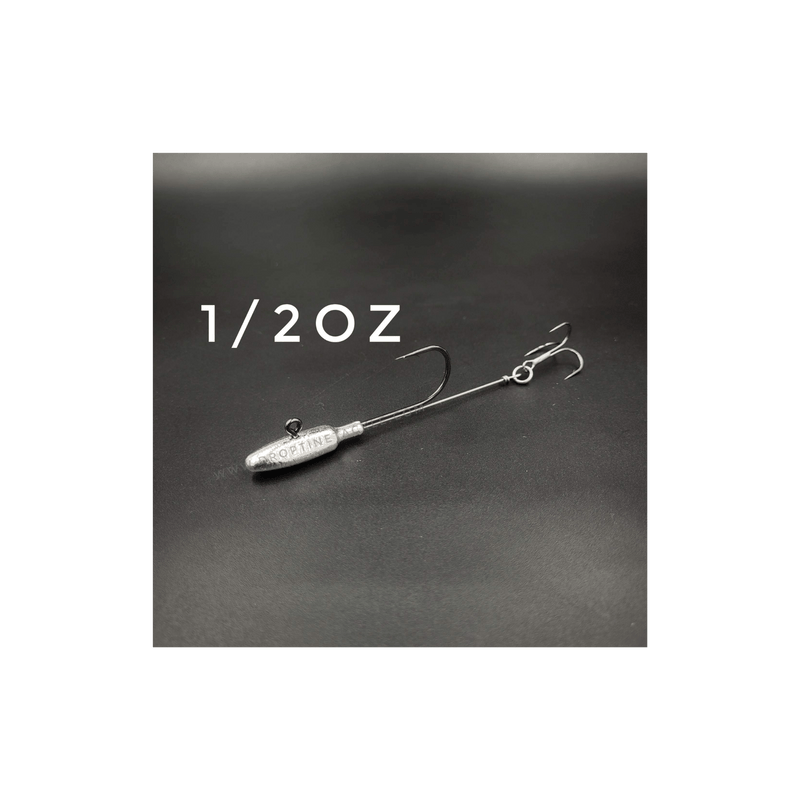 Load image into Gallery viewer, DROP TINE TACKLE TUBE HEAD JIGS 1/2OZ Drop Tine Stingers 2-pk
