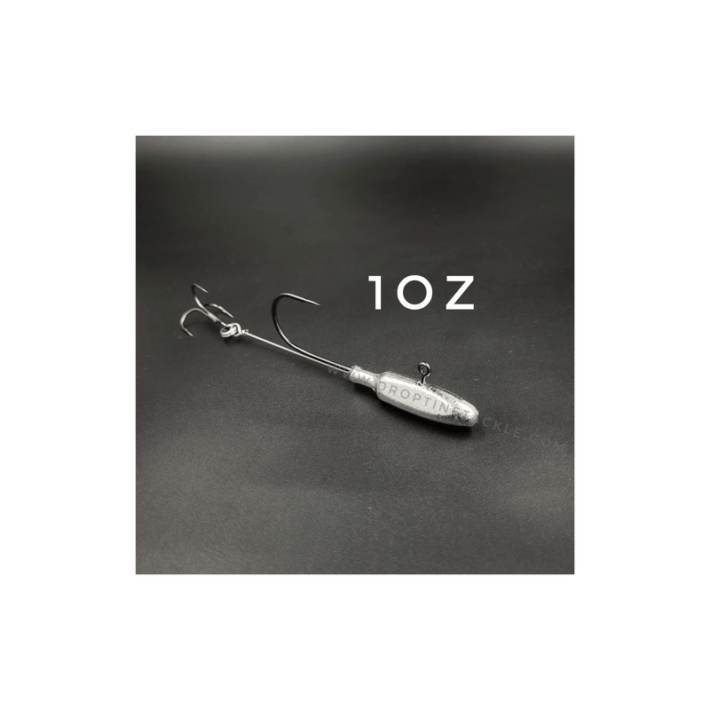 Load image into Gallery viewer, DROP TINE TACKLE TUBE HEAD JIGS 1 oz Drop Tine Stingers 2-pk
