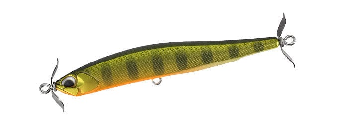 Load image into Gallery viewer, DUO SPYBAIT Gold Perch Duo Realis 80 G-Fix Spinbait
