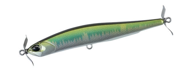 Load image into Gallery viewer, DUO SPYBAIT Green Oikawa Duo Realis 80 G-Fix Spinbait

