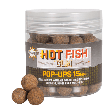 DYNAMITE BAITS CARP Hot Fish Dynamite Pop-Ups 15MM