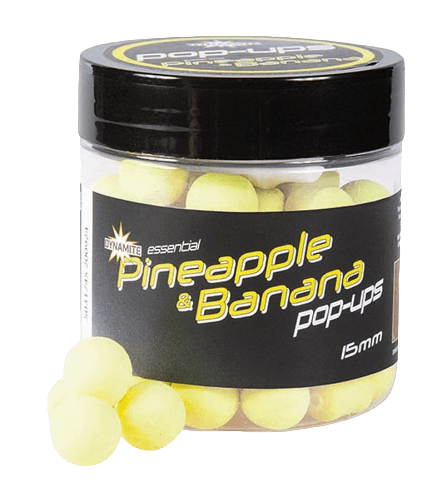 DYNAMITE BAITS CARP Pineapple Banana Dynamite Pop-Ups 15MM