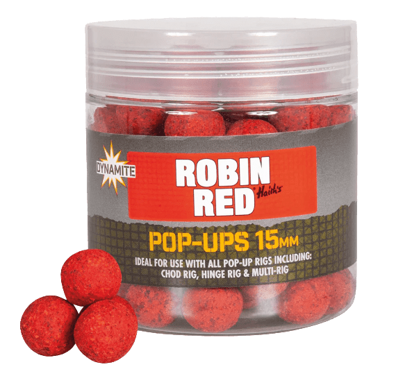 Load image into Gallery viewer, DYNAMITE BAITS CARP Robin Red Dynamite Pop-Ups 15MM
