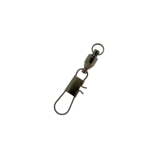 EAGLE CLAW TERMINAL TACKLE 0 / Black Eagle Claw Ball Bearing Swivels with Interlock Snaps