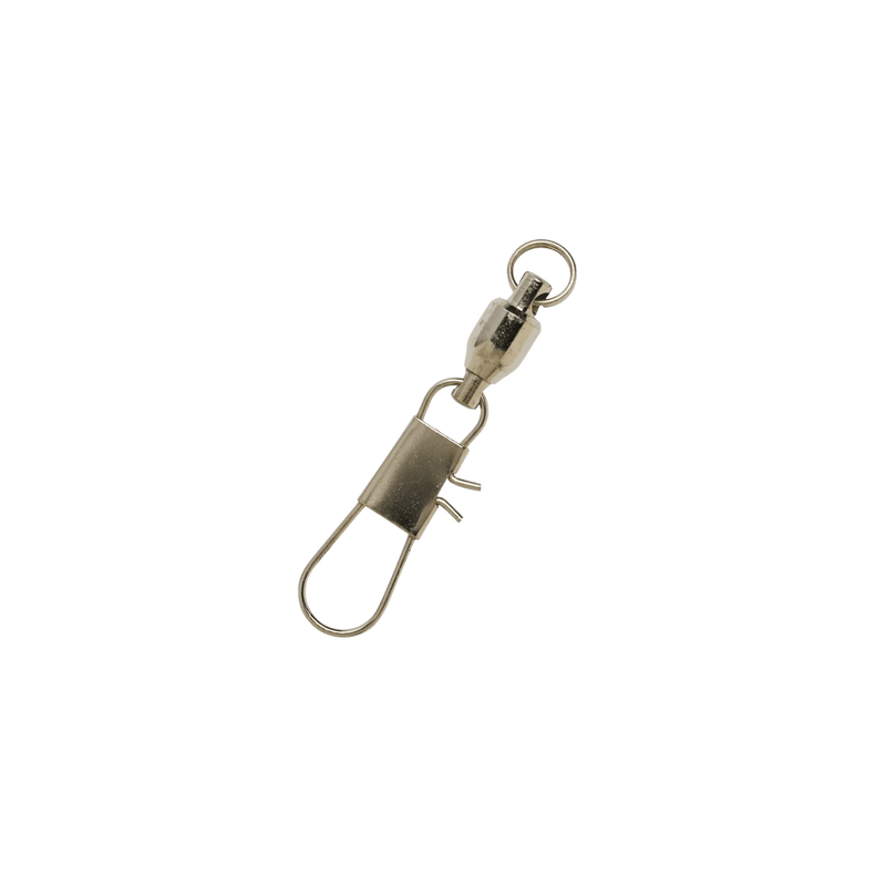 Load image into Gallery viewer, EAGLE CLAW TERMINAL TACKLE 1 / Nickel Eagle Claw Ball Bearing Swivels with Interlock Snaps
