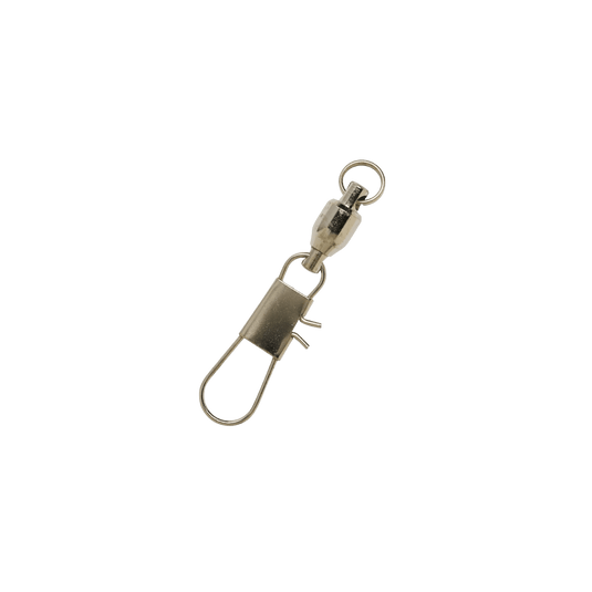 EAGLE CLAW TERMINAL TACKLE 1 / Nickel Eagle Claw Ball Bearing Swivels with Interlock Snaps