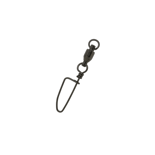 EAGLE CLAW TERMINAL TACKLE Eagle Claw Ball Bearing Swivels with Coastlock Snaps, Black