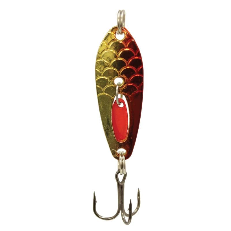 Load image into Gallery viewer, EMERY ICE SPOONS 1-16 / Gold Red Emery Clacker Ice Spoon
