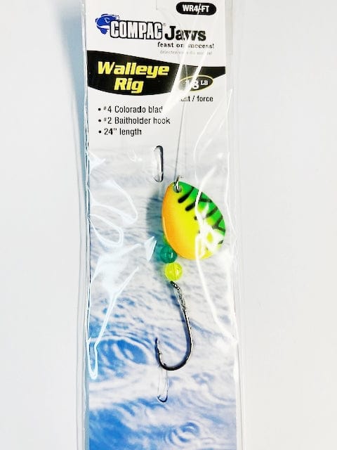 30 Easy Spin Walleye Rigs – Nickel Clevis #2, USA Worm Harness For Spinner Making