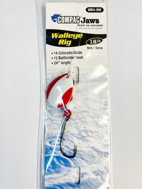 EMERY SPINNERS Red & White Emery  Walleye Rig