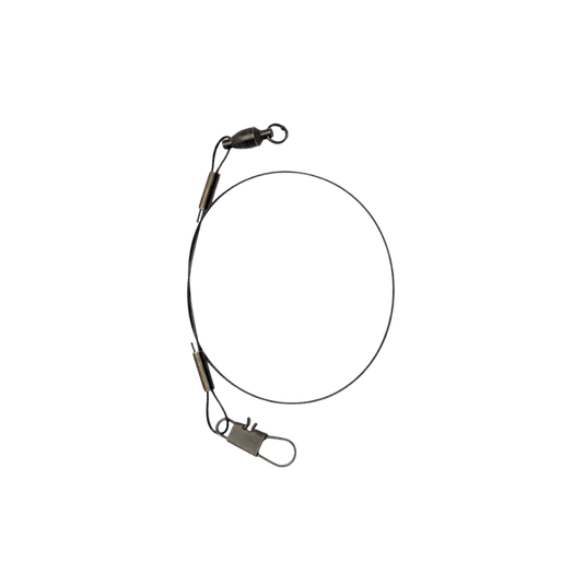 EMERY TERMINAL TACKLE 12" / Black Compac Ball Bearing Leaders