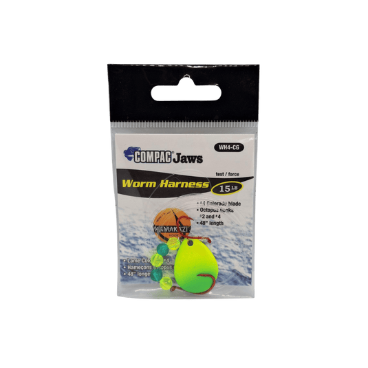 EMERY WORM HARNESS Chart-Green Compac Floating Worm Harness
