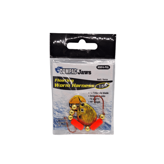 EMERY WORM HARNESS Prism Gold Compac Floating Worm Harness