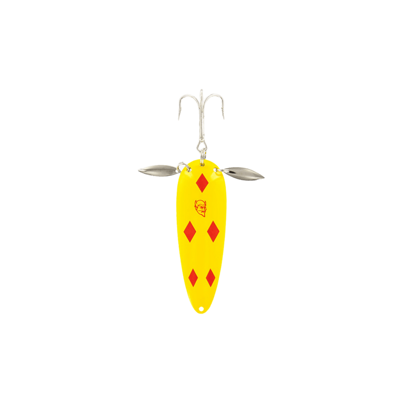 Load image into Gallery viewer, EPPINGER MUSKY/PIKE 1 oz / 5 of Dimnd-Brass Bk Dardevle Klicker 1oz
